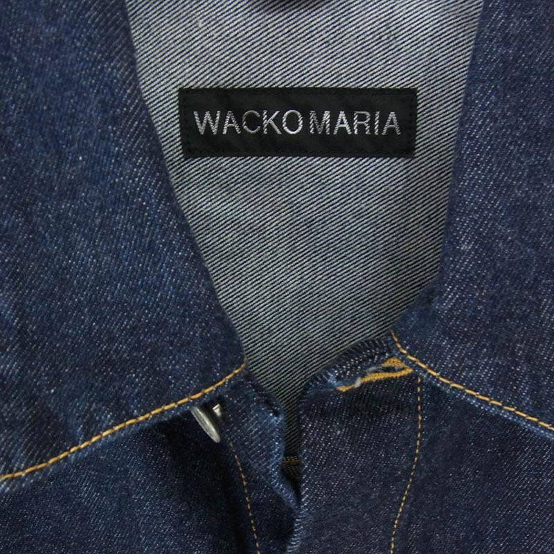 ワコマリア 26SS 26SS-WMO-BL07 TRUCKER JACKET INDIGO デニム トラッカー ジャケット 買取実績 画像