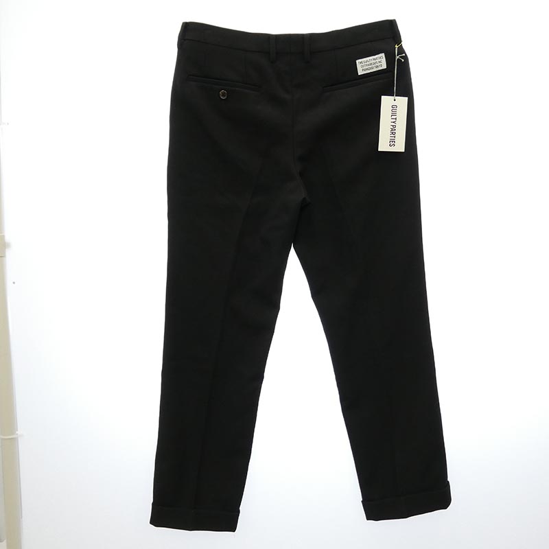 ワコマリア GP-102-BLANKLINE-JOHNNY-A-02 REGULAR FIT WOOL TROUSERS TYPE-2 レギュラーフィット 裾ダブル ウール トラウザー スラックス パンツ 買取実績 画像