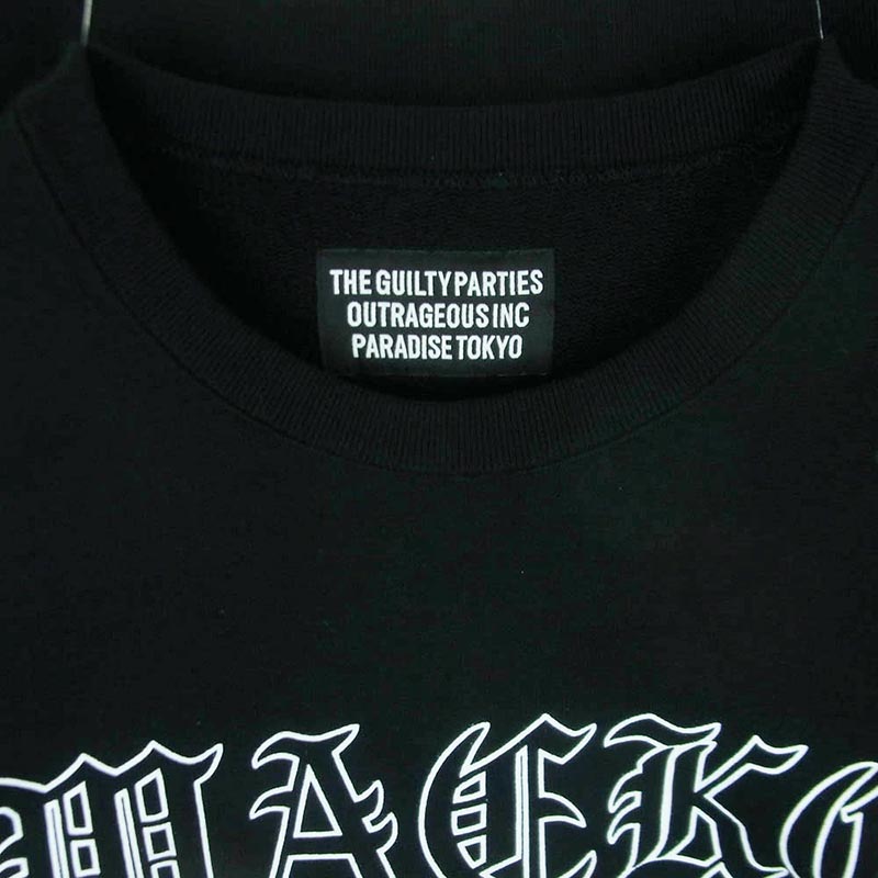 ワコマリア 26SS 26SS-WMC-SS06 WASHED MIDDLE WEIGHT CREW NECK SWEAT SHIRT クルーネック スウェット 買取実績 画像