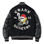 ホワイツビル WV15602-119 WOOL MELTON AWARD JACKET CRANK BUSTERS BLACK 画像