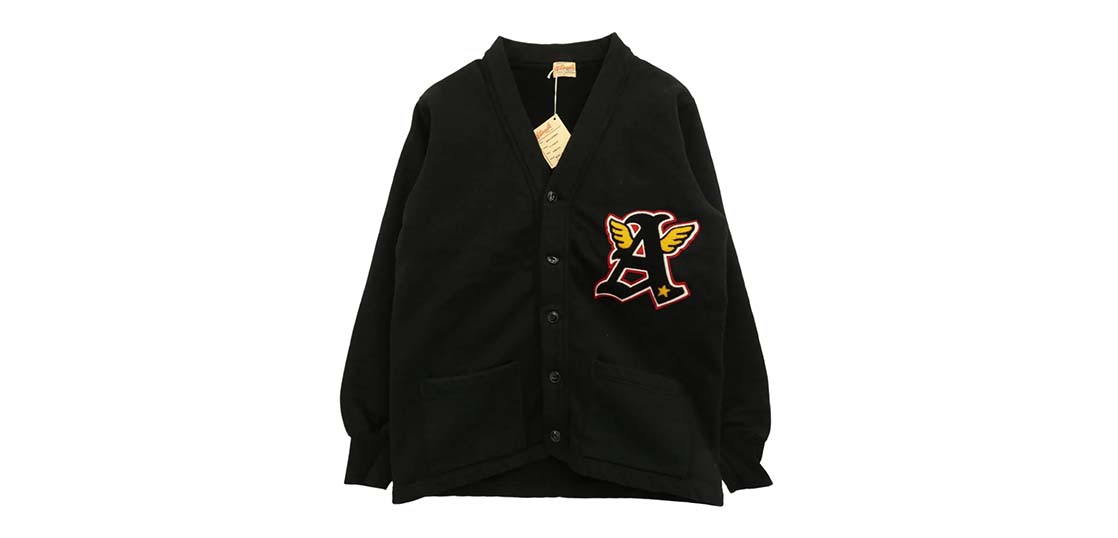 ホワイツビル WV69043 HEAVY SWEAT BUTTON CARDIGAN ブラック系 買取実績