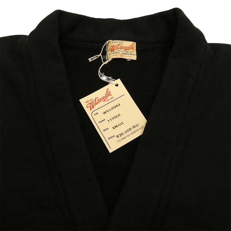 ホワイツビル WV69043 HEAVY SWEAT BUTTON CARDIGAN ブラック系 買取実績 画像
