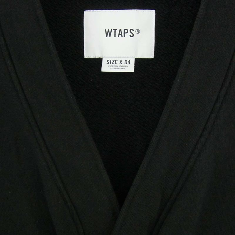 WTAPS 23SS 231ATDT-CSM15 Clasper Sweater Cotton Black クラスパー セーター コットン スウェット カーディガン 買取実績 画像