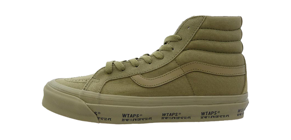 WTAPS VN0A4BVBCX6 × Vans Vault by OG Sk8-Hi LX Olive Drab 買取実績