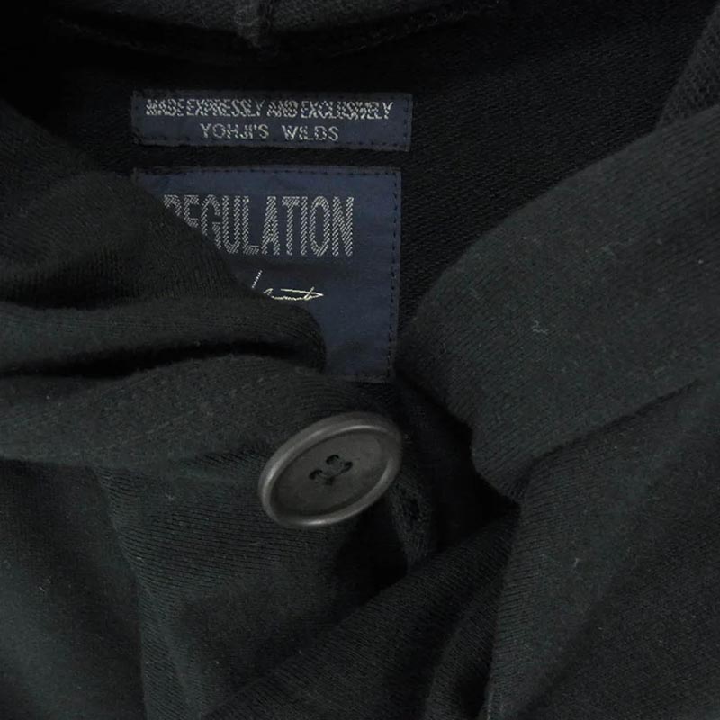 ヨウジヤマモト 25SS HP-T57-075 Regulation Hooded Coat レギュレーション フーデッドコート スウェット ジップアップ パーカー 買取実績 画像
