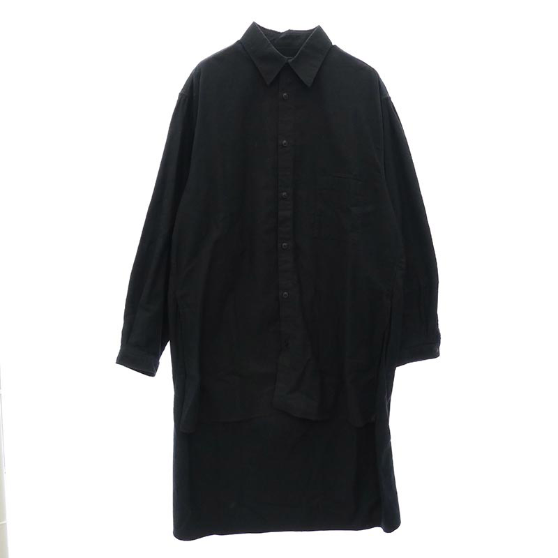 ヨウジヤマモトプールオム 17SS HD-B99-999 スタッフシャツ バックプリント長袖シャツ 買取実績
