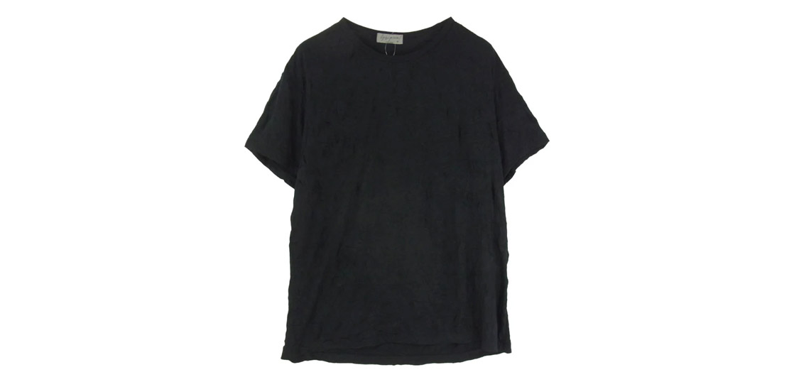 ヨウジヤマモトプールオム 20SS HN-T87-889 天竺シワ加工 半袖カットソー Tシャツ 買取実績