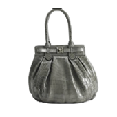 ザリアーニ Zagliani Crocodile Puffy Satchel 画像