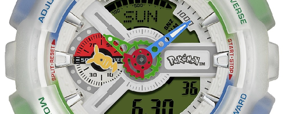 GA-110PKM-7AJR　指針アップ画像