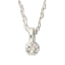 アガット シルバーダイヤモンドネックレス 0.03ct 画像