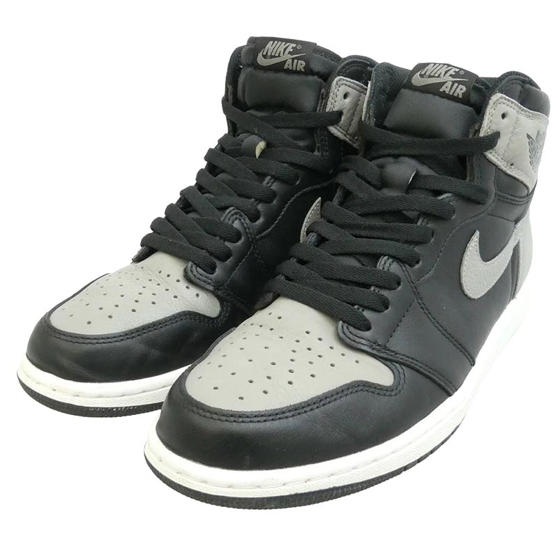 ナイキ 555088-013 Air Jordan 1 Retro High OG Shadow エアジョーダン1 レトロ ハイ OG シャドウ ハイカット スニーカー 買取実績 画像