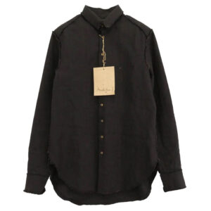 アラキユウ S06 NTKOWL RAW CUT POINTED COLLAR NARROW SHIRT IN SPECIAL FABRIC ダークブラウン系 買取実績