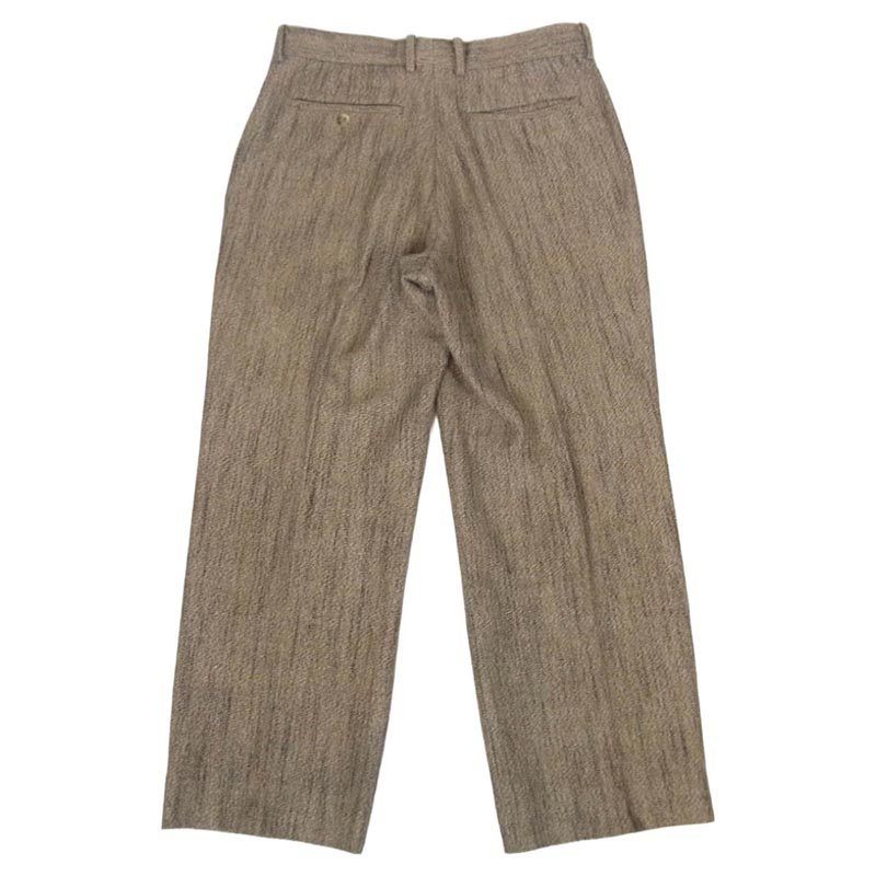 オーラリー 20AW A20AP02MT Wool Silk Mix Tweed Slacks シルク混 ツイード ウール スラックス パンツ 買取実績 画像
