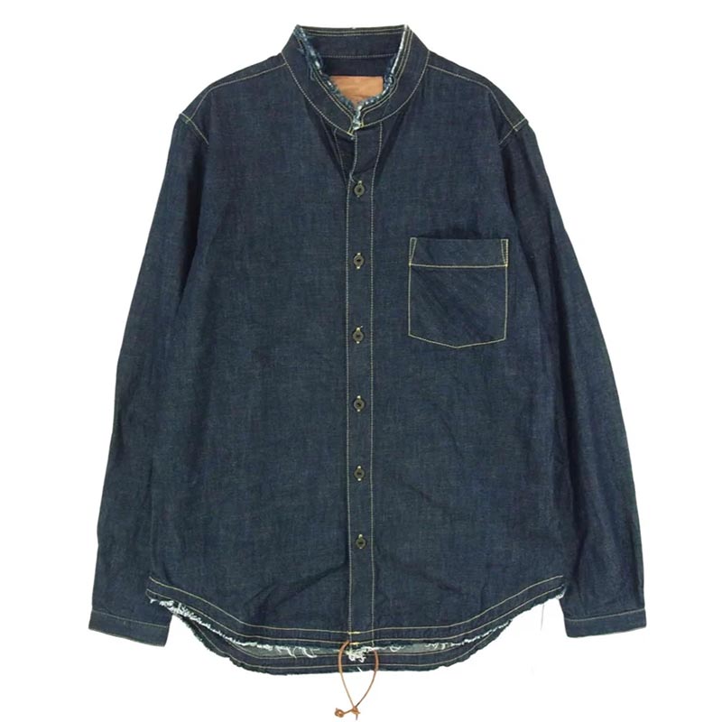 イサムカタヤマバックラッシュ 1734-03 デニム スタンドカラー 長袖 シャツ 買取実績