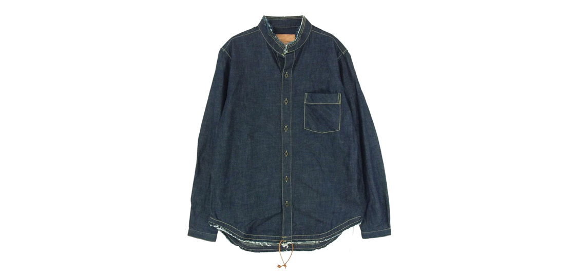 イサムカタヤマバックラッシュ 1734-03 デニム スタンドカラー 長袖 シャツ 買取実績