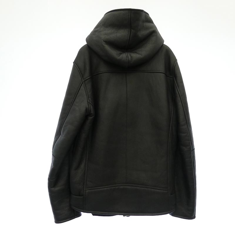 イサムカタヤマバックラッシュ 23AW 2068-02 NIGHT GOWNS MOUTON HOODED RIDERS ムートン フーディー ダブルライダース ジャケット 買取実績 画像
