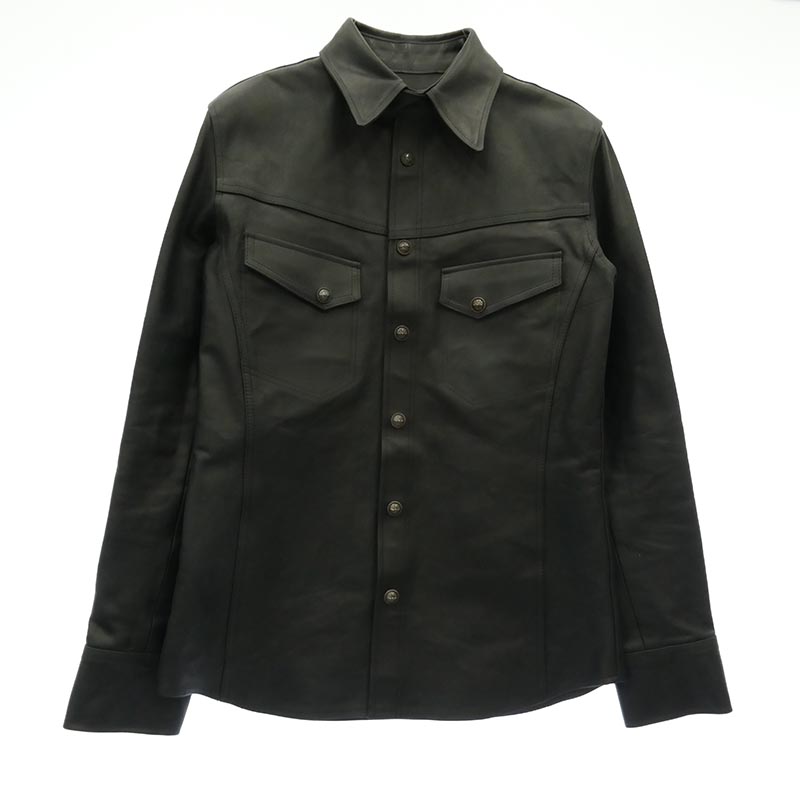 イサムカタヤマバックラッシュ 23SS T-254 THE LINE ザライン GUIDI CALF Leather Shirts 買取実績