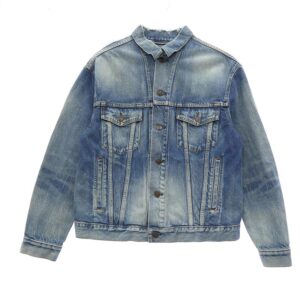 バレンシアガ 557388 TBP46 ダメージ加工 バックロゴ デニム ジャケット 買取実績