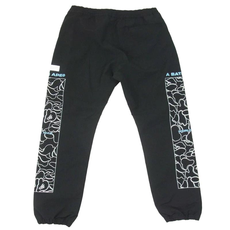 アベイシングエイプ 001PTH801011M Rip Stop Track Pants サイドプリント リップストック トラックパンツ 買取実績 画像