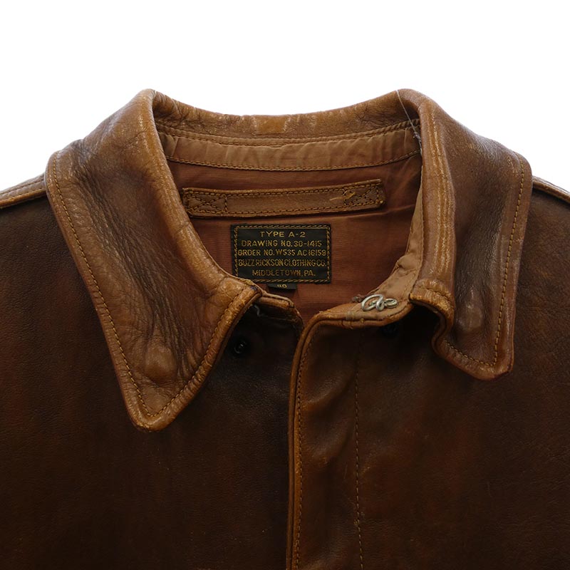 バズリクソンズ BR80105 HORSEHIDE FLIGHT JACKET A-2 ホースハイド フライト ジャケット 買取実績 画像