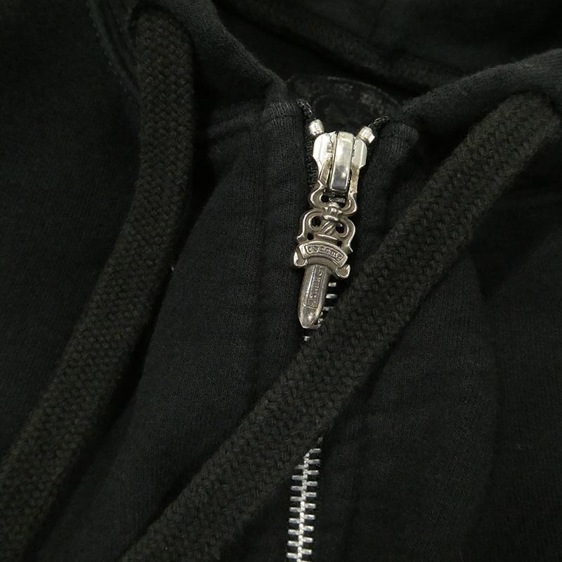 クロムハーツ（原本無） THRML HD ZIP 裏地サーマル 袖ロゴ ダガージップアップ フーディー パーカー 買取実績 画像