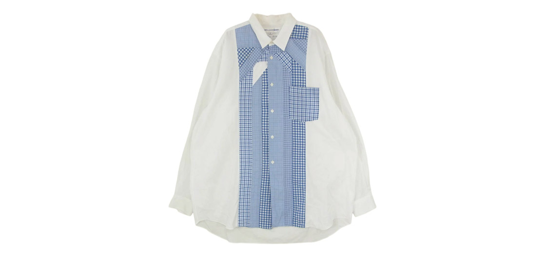 コムデギャルソン CDG SHIRT パッチワーク チェック 長袖 シャツ 買取実績