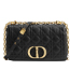 Medium Dior Caro Bag ミディアム ディオール カロ バッグ Black Supple Cannage Calfskin 画像