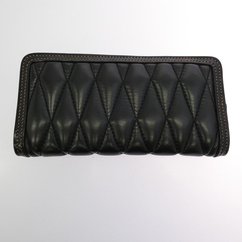 フラットヘッド FN-WLZ4-7Z5 Full Zip Wallet ディアスキン キルティング ラウンドジップ ウォレット 買取実績 画像