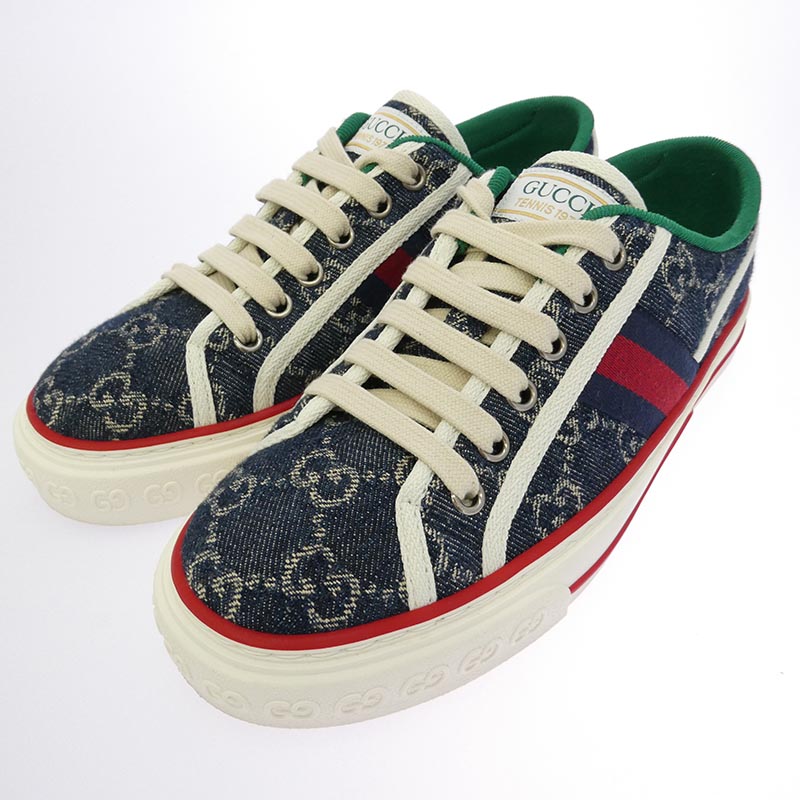 グッチ Tennis 1977 GGキャンバス スニーカー 買取実績 画像