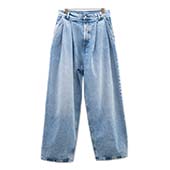 ヘドメイナー PLEAT DENIM PANTS プリーツ デニムパンツ 画像