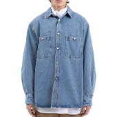 ヘドメイナー DESTROYED DENIM SHIRT 画像