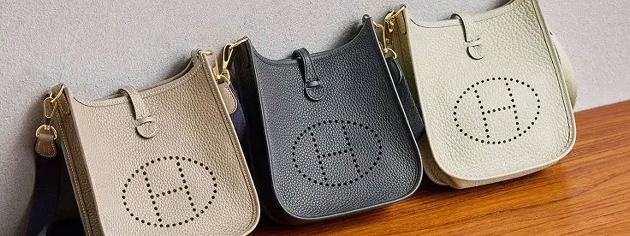 エルメス エヴリン　エヴリンの3つの型（アン・ドゥ・トロワ）の違い　画像