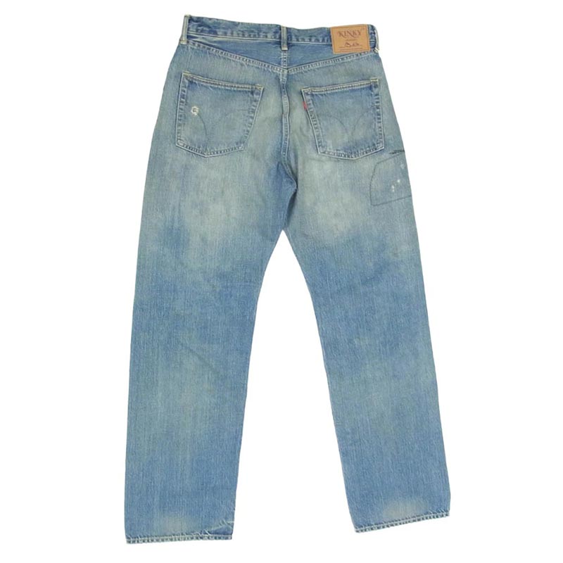ヒステリックグラマー 26SS 02261AP14 SP加工 60S XX スタッズ ストレートデニムパンツ 買取実績 画像