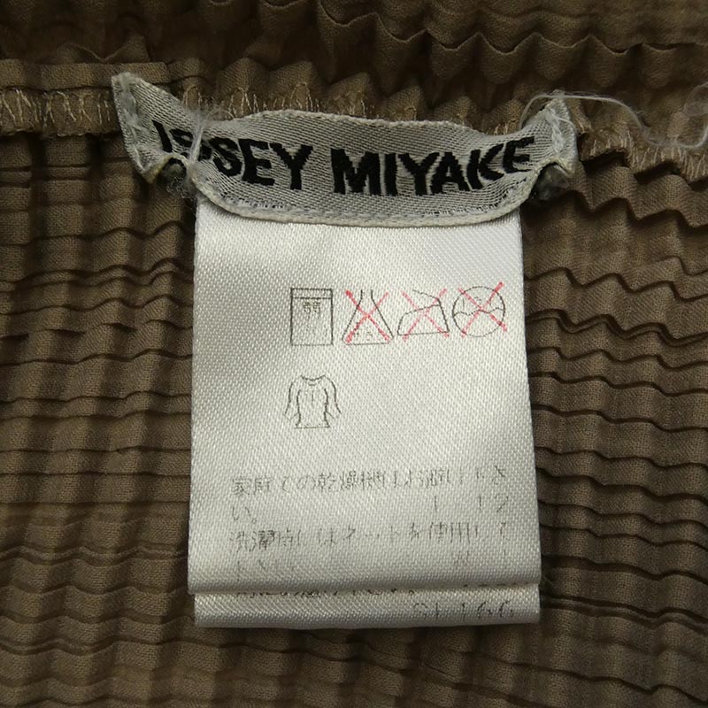 イッセイミヤケ IM92-FT124 ボックス プリーツ加工 ハイネック 半袖 カットソー 買取実績 画像