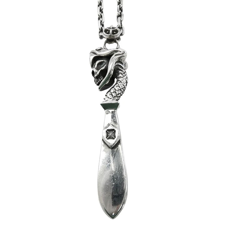 ラウドスタイルデザイン LGN-108 LSD GET IN THE RING LOUD SLASHER SILVER NECKLACE シルバー系 買取実績 画像