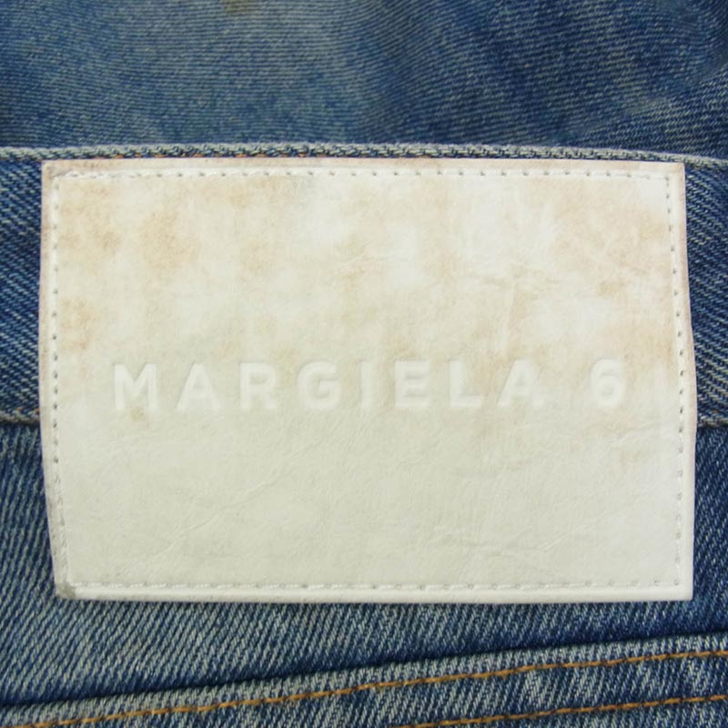 メゾンマルジェラ 23SS S52LA0188 MM6 Regular Fit 5 Pocket Jean ５ポケット デニム パンツ 切り替え 買取実績 画像