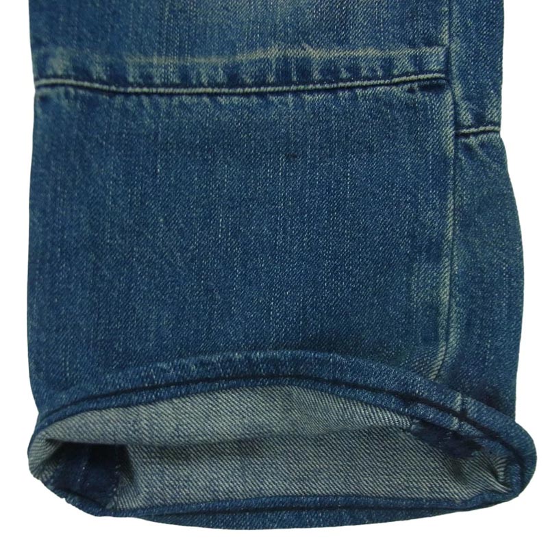 メゾンマルジェラ S50LA0079 S30272 10ライン Vintage Blue Denim Jeans 四つタグ ヴィンテージ加工 パッチワーク デニム パンツ ジーンズ 買取実績 画像