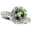 梶光夫 Pt900 グリーントルマリン ダイヤモンド リング 1.47ct D0.87ct 画像