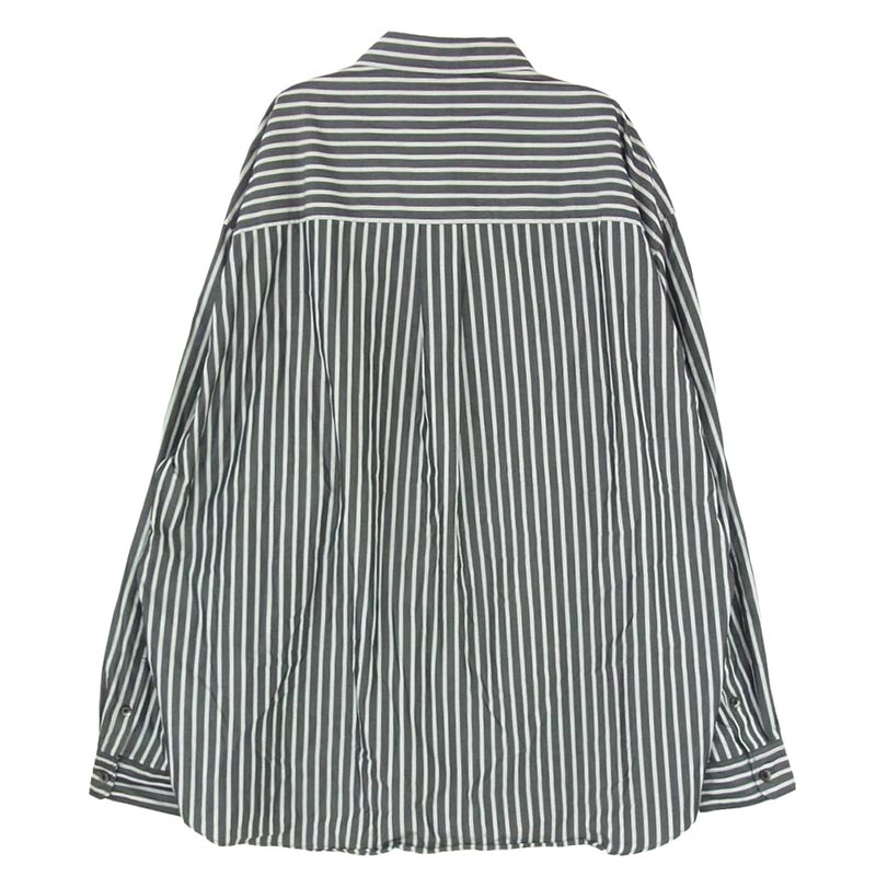 ネイバーフッド 24SS 241AQNH-SHM02 STRIPE SHIRT LS ストライプ ロゴ コットン 長袖 シャツ 買取実績 画像