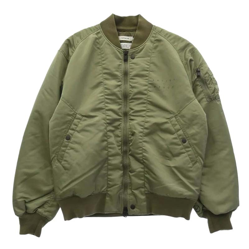 nonnative ノンネイティブ × ARTIST PROOF アーティストプルーフ × FRAGMENT DESIGN フラグメント NN-JU4753 TROOPER PUFF BLOUSON NYLON TWILL WITH WINDSTOPPER  カーキ系 L 買取実績