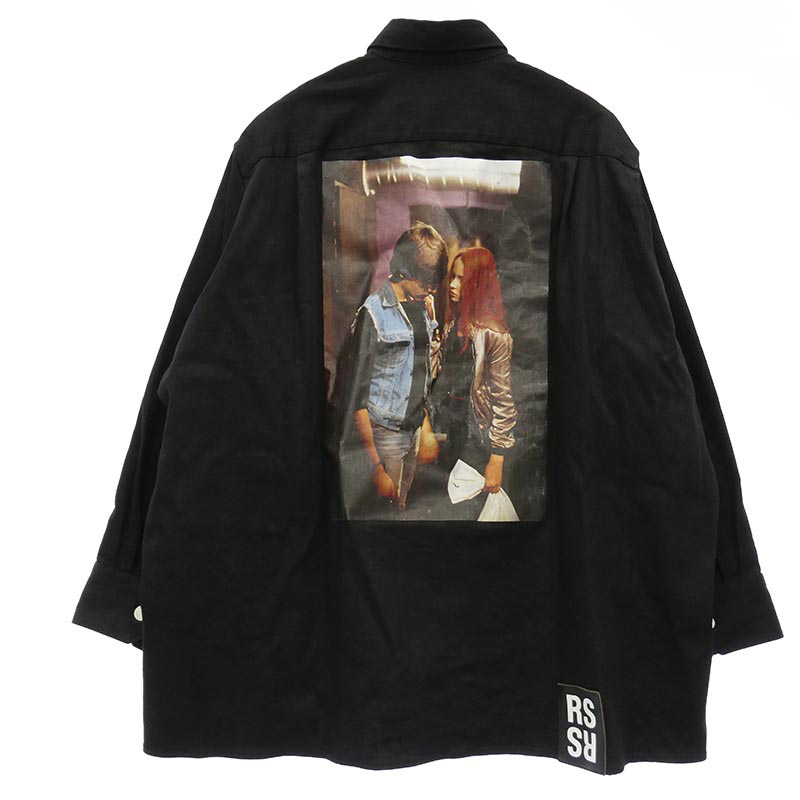 ラフシモンズ 18AW Christiane F クリスチーネ オーバーサイズ デニム シャツ ジャケット 買取実績 画像