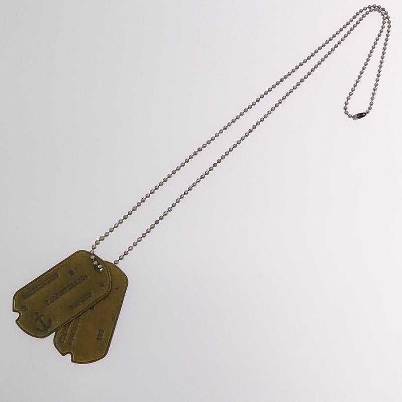 RRL WW2 MODIFIED DOG TAG BRASS ドッグタグ ネックレス 買取実績 画像
