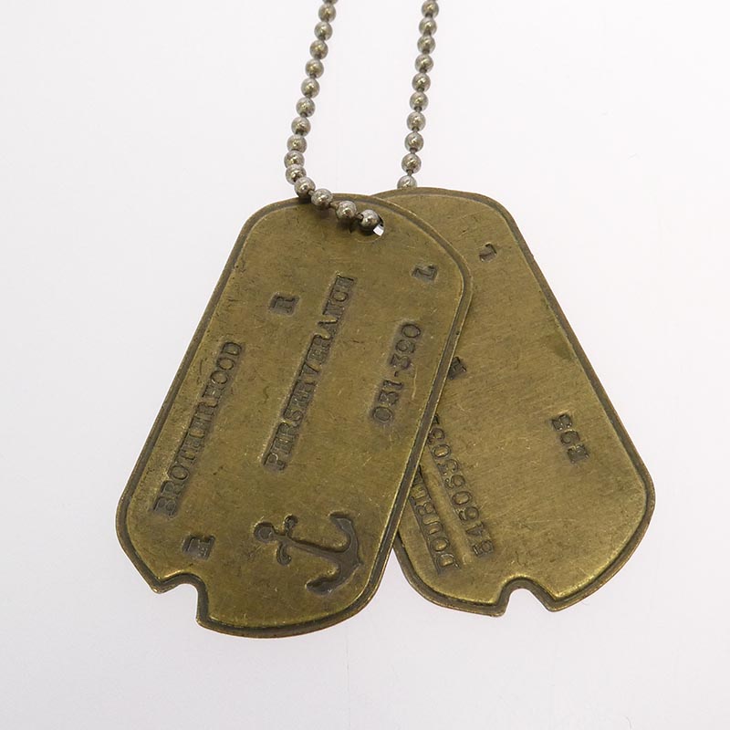 RRL WW2 MODIFIED DOG TAG BRASS ドッグタグ ネックレス 買取実績 画像