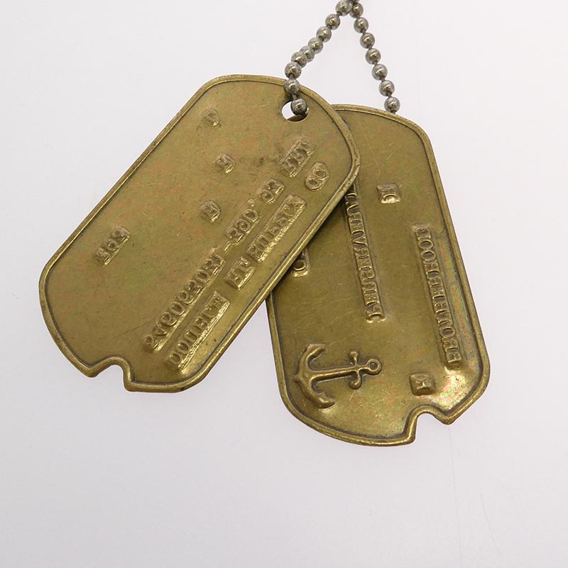 RRL WW2 MODIFIED DOG TAG BRASS ドッグタグ ネックレス 買取実績 画像