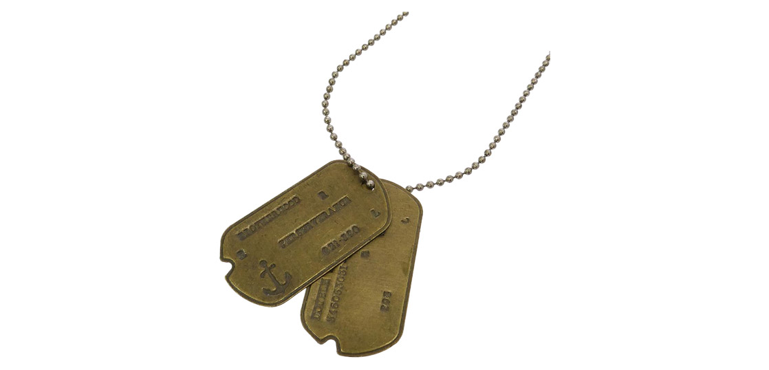 RRL WW2 MODIFIED DOG TAG BRASS 買取実績