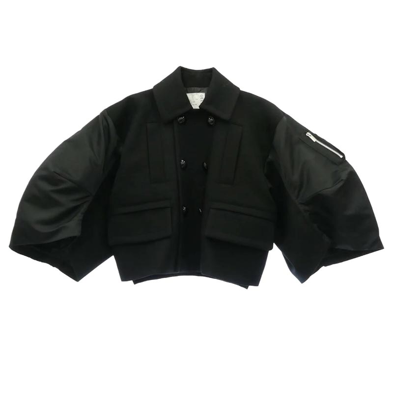 サカイ 24AW 24-07330 Wool Melton × Nylon Twill Jacket 買取実績