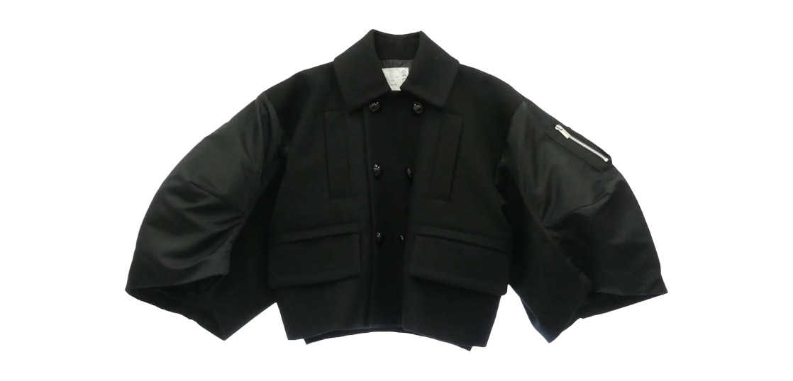 サカイ 24AW 24-07330 Wool Melton × Nylon Twill Jacket 買取実績