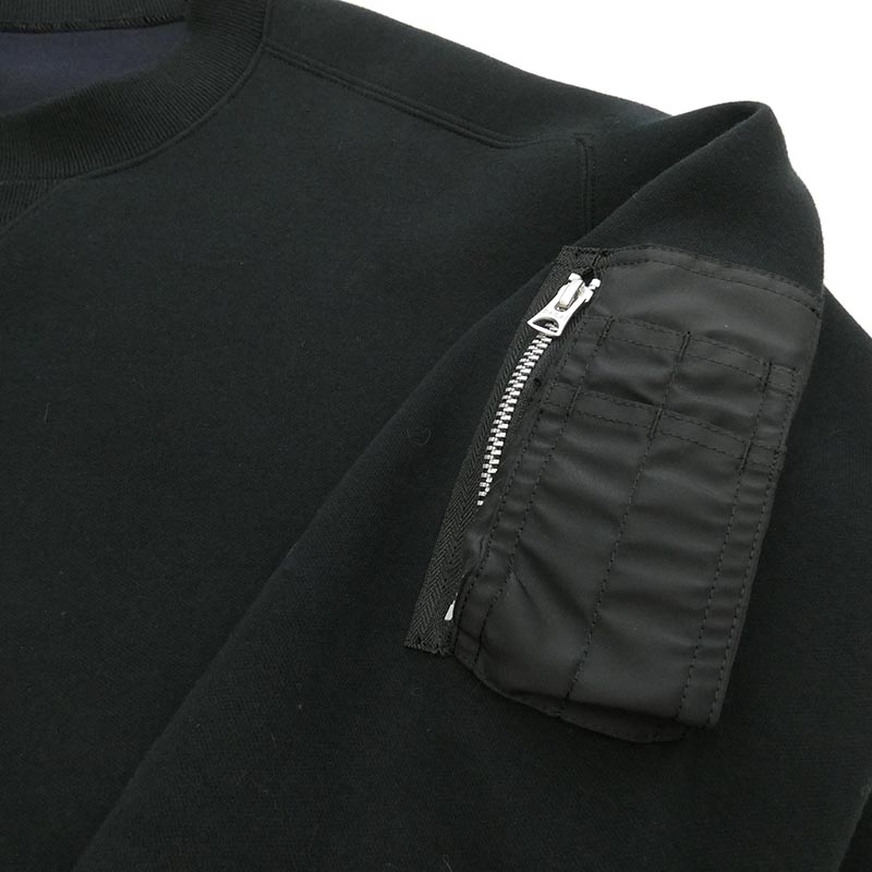 サカイ 25AW 25-03789M Sponge Sweat Pullover ジッパーポケット プルオーバー スポンジ スウェット 買取実績 画像