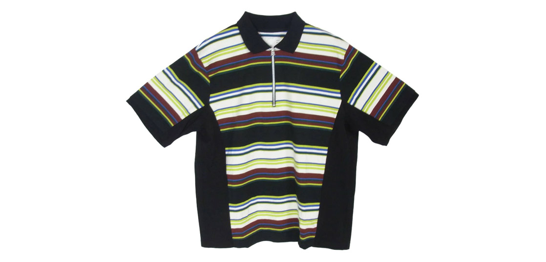 サカイ 26SS 26-04021M Stripe Cotton Jersey Polo Shirt 買取実績