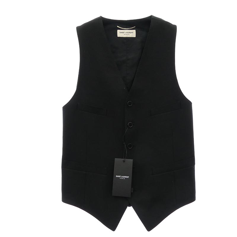 サンローラン 15SS 370568 Y639H by Hedi Slimane エディ期 ウールギャバジン ベスト ジレ 買取実績